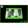 Green Rectangular Plastic Cosmetic Blister Packaging Trays